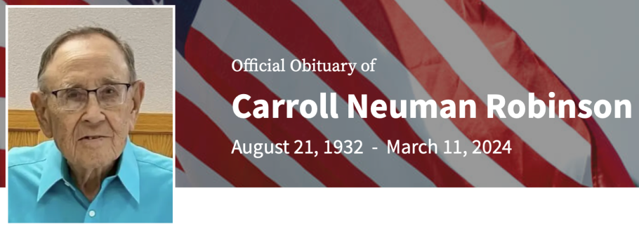 In Memory of Carroll Neuman Robinson