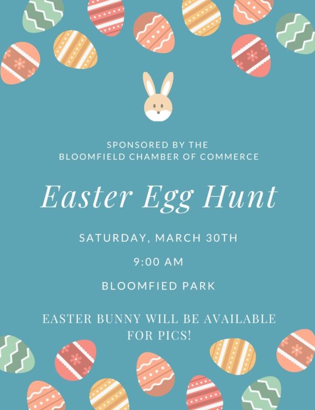 Bloomfield Chamber of Commerce Easter Egg Hunt Slated for March 30th