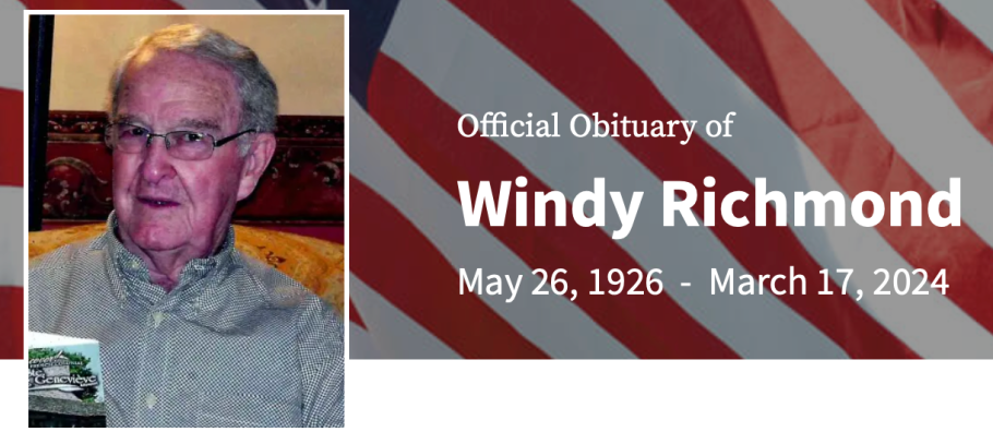 In Memory of Robert “Windy” Richmond