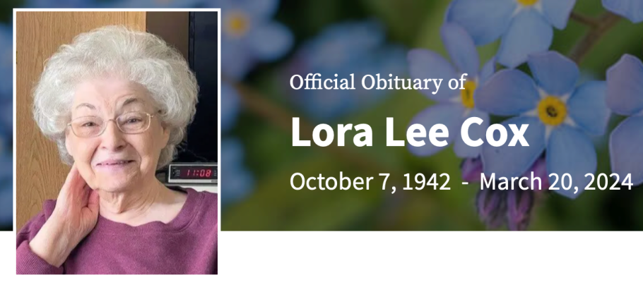 In Memory of Lora Lee Cox