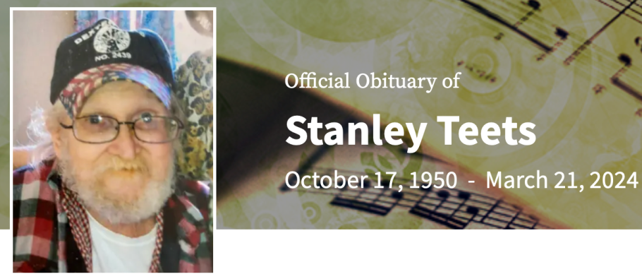 In Memory of Stanley Teets