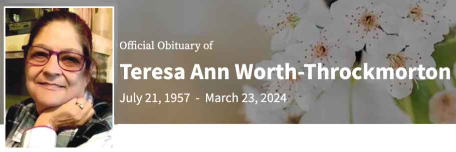 In Memory of Teresa Ann Worth-Throckmorton