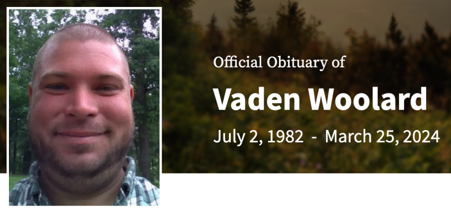 In Memory of Vaden Shane Woolard