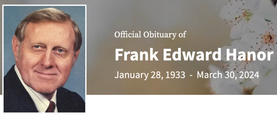 In Memory of Frank Edward Hanor