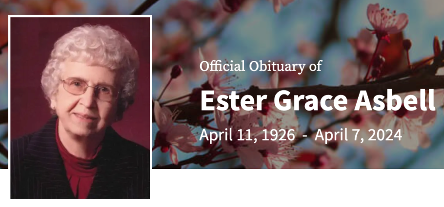In Memory of Ester Grace Asbell