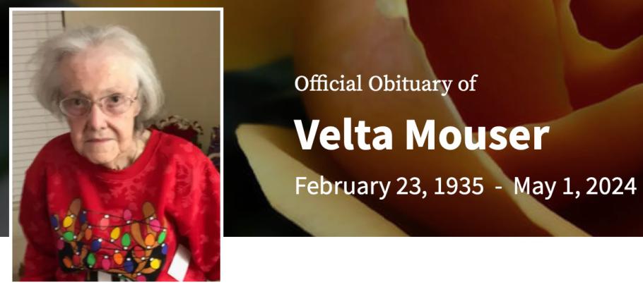 In Memory of Velta Mouser