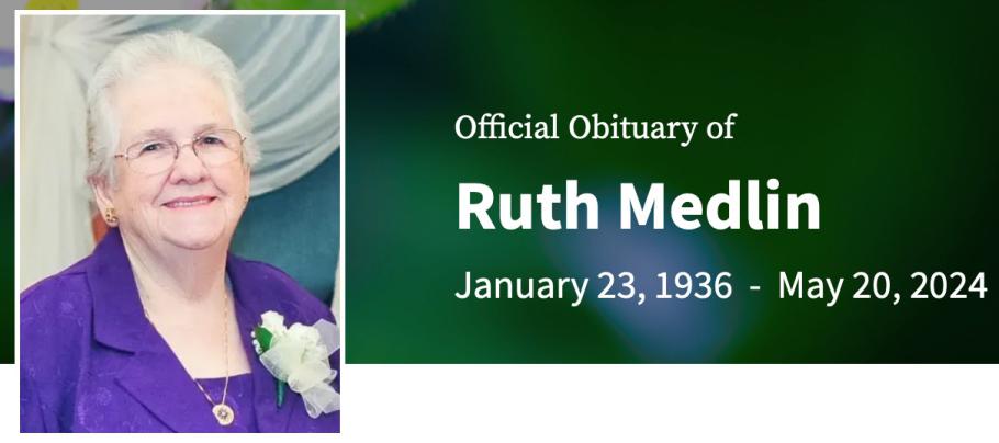In Memory of Ruth Medlin