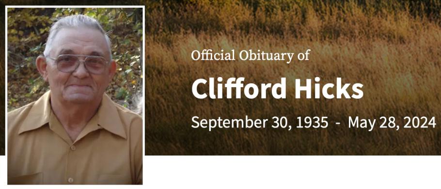 In Memory of Ollie “Clifford” Hicks