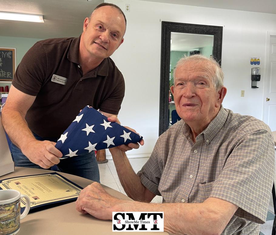 Vails Receives American Flag Flown Over Capitol Building in Washington D.C.