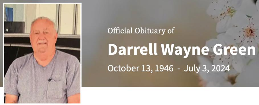 In Memory of Darrell Wayne Green