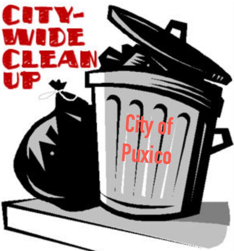 City of Puxico City-Wide Cleanup Saturday, October 5, 2024 7 a.m. – 4 p.m.