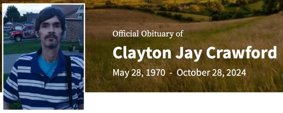 In Memory of Clayton Jay Crawford