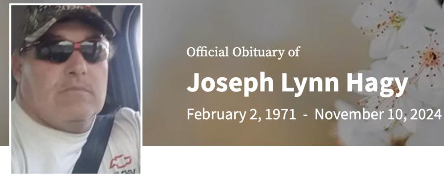 In Memory of Joseph Lynn Hagy