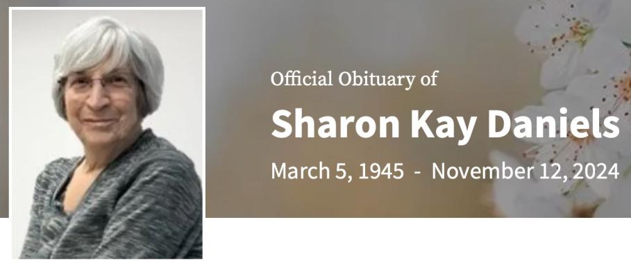 In Memory of Sharon Daniels