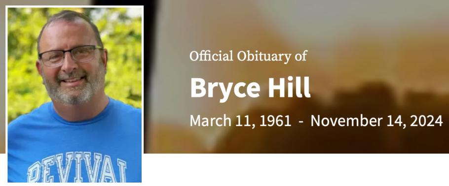 In Memory of Bryce Alan Hill