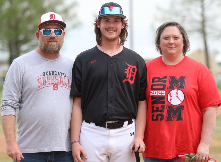 2025 DHS Baseball Team Senior Night Featuring Cooper Buchanan