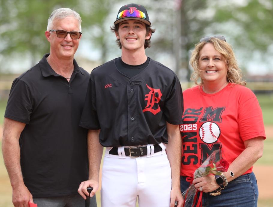 2025 DHS Baseball Team Senior Night Featuring Ryan Kaufman