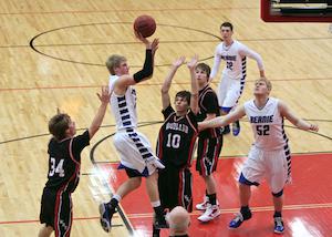 Mules Hammer Cardinals In Varsity Opener