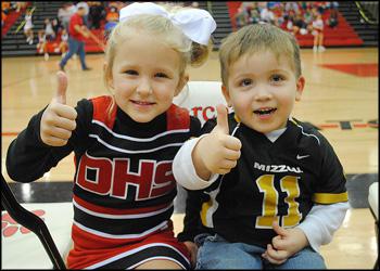 Cheer Squads, Fans Enjoy Hoops