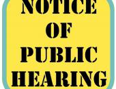 Notice of Public Hearing in Dexter