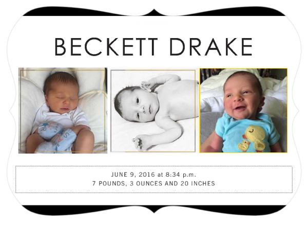 Welcome to the World Beckett Drake Cliff