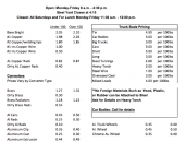 Bootheel Recycling Price Sheet - Monday, November 28, 2016