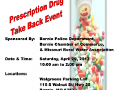 Prescription Drug Take Back Event on Saturday