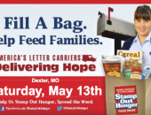 US Post Office Food Drive Set for Saturday, May 13th