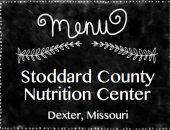 Stoddard County Nutrition Center Menu and Activities