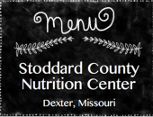 Stoddard County Nutrition Center Menu and Activities