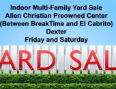 Indoor Multi-Family Yard Sale in Dexter