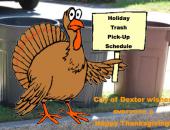 City of Dexter Thanksgiving Trash Schedule