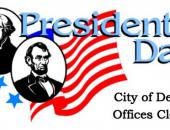 Dexter City Offices Closed for Presidents Day