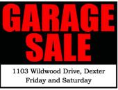 Multi-Family Garage Sale in Dexter