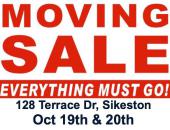 Huge Moving Sale - Everything Must Go!!!