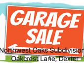 Side-by-Side Neighbor Garage Sales in Dexter