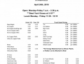Bootheel Recycling Price Sheet - April 24, 2019