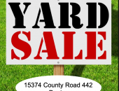 Yard Sale Saturday Only in Dexter